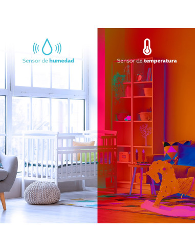 Monitor inteligente Wi-Fi® PTZ para bebé