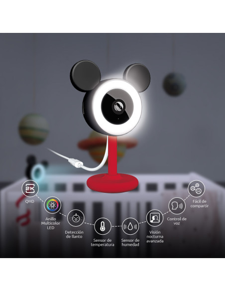 Monitor inteligente Wi-Fi® para bebé