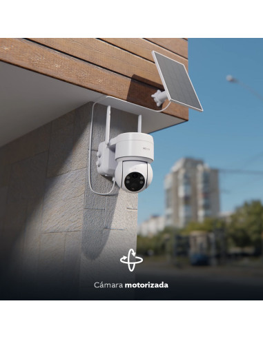 Cámara PTZ con panel solar Wi-Fi®