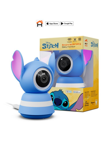 Monitor inteligente Wi-Fi® PTZ para bebé